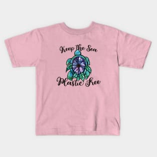 Keep the sea plastic free Kids T-Shirt